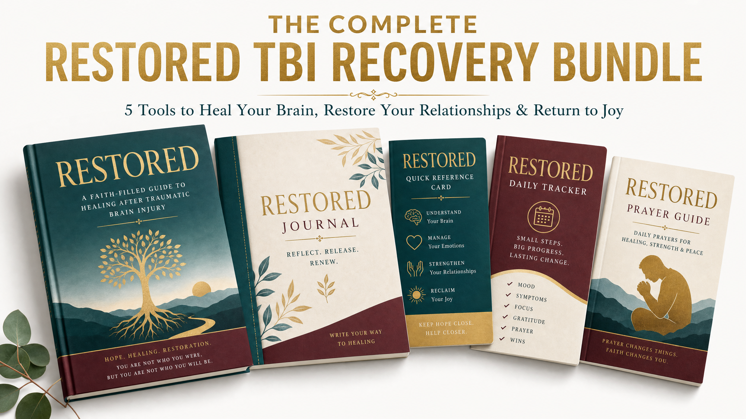 The Restored TBI Recovery Bundle — 5 healing tools
